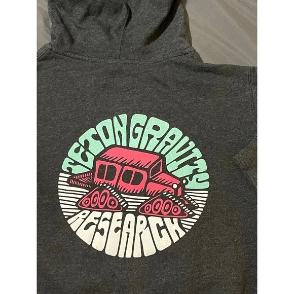 Teton Technogravity Research Youth Unisex Sweatshirt Hoodie SZ Small Dark Grey - Picture 4 of 5